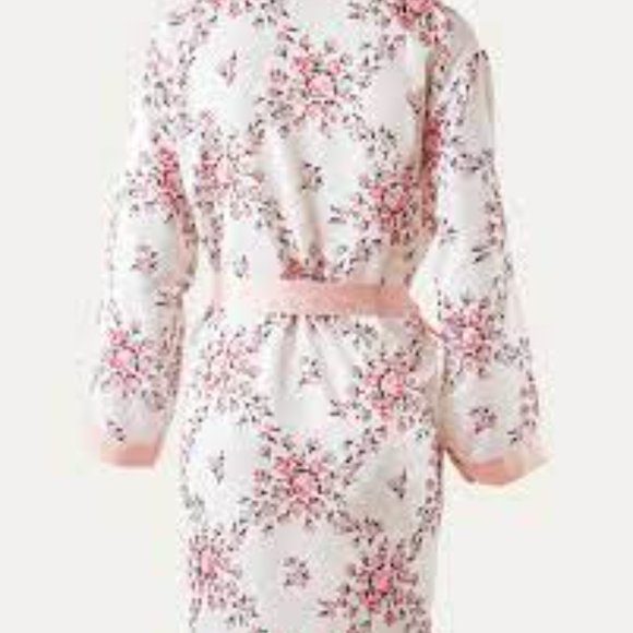 Morgan Lane Robe, Allie in White Floral, L/XL, Brand New - Picture 3 of 10